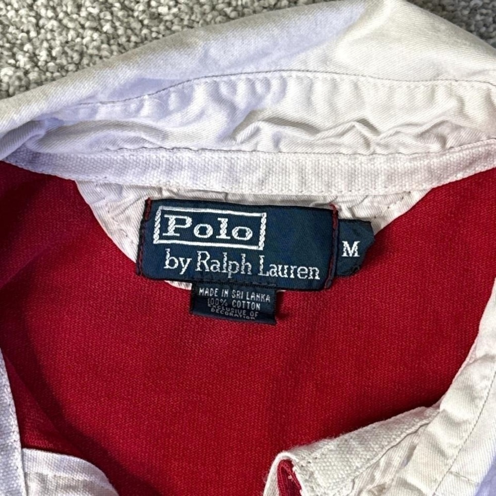 Polo Ralph Lauren Rugby Shirt M 98 Bleecker Cup Crest Colorblock - Picture 4 of 7